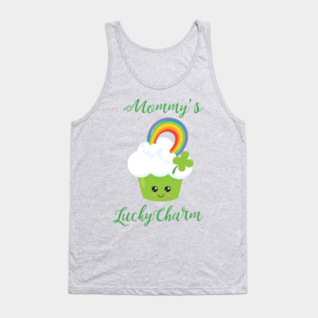 Mommy's lucky charm2 Tank Top by TealFeatherCreations1